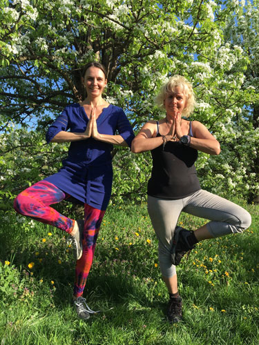 Yoga im Obstgarten - Simmering