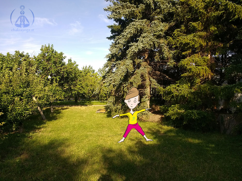 Yoga im Garten